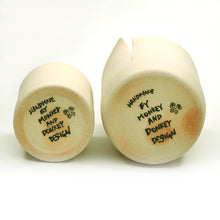 將圖片載入圖庫檢視器 A pair of Arty Containers (Handmade of Shigaraki Clay of Japan) ART-T003 for Tea Lovers, Art Lovers and Decor Lovers