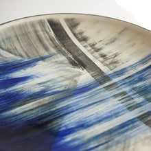 將圖片載入圖庫檢視器 Hand-painted Large Plate (Expressive Abstract) HLP-001 for Art Lovers and Decor Lovers