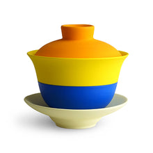 이미지를 갤러리 뷰어에 로드 , (Made-To-Order, takes 5 more production days) East-Pop-West Teacup/ Gaiwan ETG-M002 (Hand-Painted) for Tea Lovers and Art Lovers