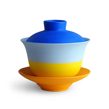 이미지를 갤러리 뷰어에 로드 , East-Pop-West Teacup/ Gaiwan ETG-003 (Hand-Painted) for Tea Lovers and Art Lovers