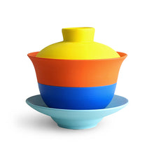 이미지를 갤러리 뷰어에 로드 , (Made-To-Order, takes 5 more production days) East-Pop-West Teacup/ Gaiwan ETG-M004 (Hand-Painted) for Tea Lovers and Art Lovers