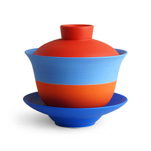 이미지를 갤러리 뷰어에 로드 , (Made-To-Order, takes 5 more production days) East-Pop-West Teacup/ Gaiwan ETG-M005 (Hand-Painted) for Tea Lovers and Art Lovers