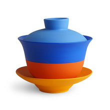 將圖片載入圖庫檢視器 East-Pop-West Teacup/ Gaiwan ETG-007 (Hand-Painted) for Tea Lovers and Art Lovers