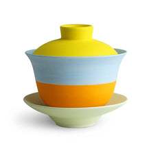 將圖片載入圖庫檢視器 East-Pop-West Teacup/ Gaiwan ETG-014 (Hand-Painted) for Tea Lovers and Art Lovers