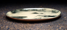將圖片載入圖庫檢視器 Hand-Built-Painted Large Plate (Abstract Landscape) HBP-P002 for Art Lovers and Decor Lovers