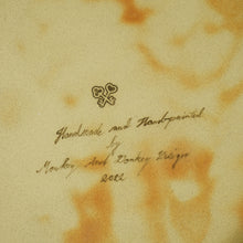 將圖片載入圖庫檢視器 Hand-Built-Painted Large Plate (Abstract Landscape) HBP-P002 for Art Lovers and Decor Lovers