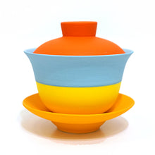 將圖片載入圖庫檢視器 (Made-To-Order, takes 5 more production days) East-Pop-West Teacup/ Gaiwan ETG-M015 (Hand-Painted) for Tea Lovers and Art Lovers