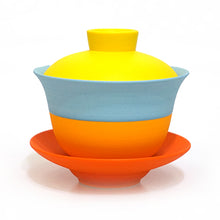 將圖片載入圖庫檢視器 (Made-To-Order, takes 5 more production days) East-Pop-West Teacup/ Gaiwan ETG-M020 (Hand-Painted) for Tea Lovers and Art Lovers