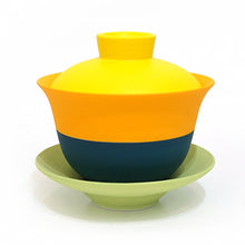 將圖片載入圖庫檢視器 (Made-To-Order, takes 5 more production days) East-Pop-West Teacup/ Gaiwan ETG-M024 (Hand-Painted) for Tea Lovers and Art Lovers