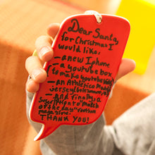 Load image into Gallery viewer, (A Set of 6) Ceramic Speech Bubbles (Christmas Edition) CSB-C001 for Christmas Lovers, Speech Lovers, Decor Lovers, Art Lovers and Lovely Lovers