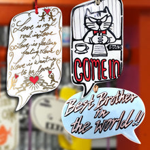 將圖片載入圖庫檢視器 Ceramic Speech Bubble CSB-101 for Speech Lovers, Decor Lovers, Art Lovers and Lovely Lovers