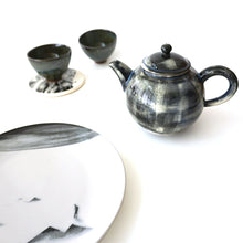 將圖片載入圖庫檢視器 (Made-To-Order, takes 7 more production days) Hand-painted Teapot HPP-001 (Abstract Checkers) for Tea Lovers and Art Lovers