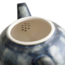 將圖片載入圖庫檢視器 (Made-To-Order, takes 7 more production days) Hand-painted Teapot HPP-001 (Abstract Checkers) for Tea Lovers and Art Lovers