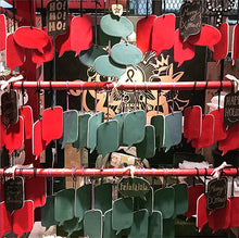 Load image into Gallery viewer, (A Set of 6) Ceramic Speech Bubbles (Christmas Edition) CSB-C001 for Christmas Lovers, Speech Lovers, Decor Lovers, Art Lovers and Lovely Lovers