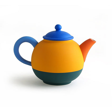 (Made-To-Order, takes 7 more production days) East-Pop-West Teapot ETP-M001 (Hand-Painted) for Tea Lovers and Art Lovers