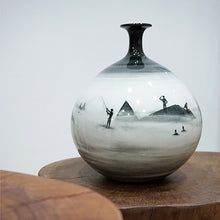 將圖片載入圖庫檢視器 Oriental Porcelain Vase (Hand-painted) ART-V001 for Flower Lovers, Plant Lovers, Art Lovers and Decor Lovers
