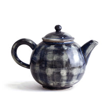 將圖片載入圖庫檢視器 (Made-To-Order, takes 7 more production days) Hand-painted Teapot HPP-001 (Abstract Checkers) for Tea Lovers and Art Lovers
