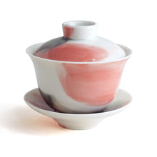 將圖片載入圖庫檢視器 (Made-To-Order, takes 5 more production days) Hand-painted Teacup/ Gaiwan HPG-202 (Oriental Abstract) for Tea Lovers and Art Lovers
