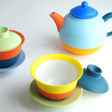 이미지를 갤러리 뷰어에 로드 , (Made-To-Order, takes 7 more production days) East-Pop-West Teapot ETP-M001 (Hand-Painted) for Tea Lovers and Art Lovers
